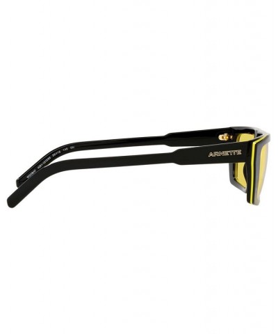 Men's Sunglasses AN4281 56 BLACK/YELLOW/BLACK/YELLOW $26.25 Mens