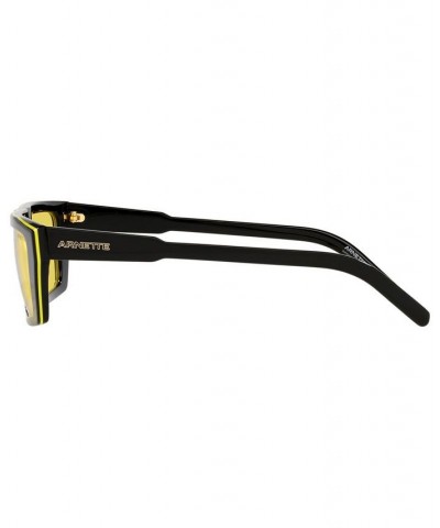 Men's Sunglasses AN4281 56 BLACK/YELLOW/BLACK/YELLOW $26.25 Mens