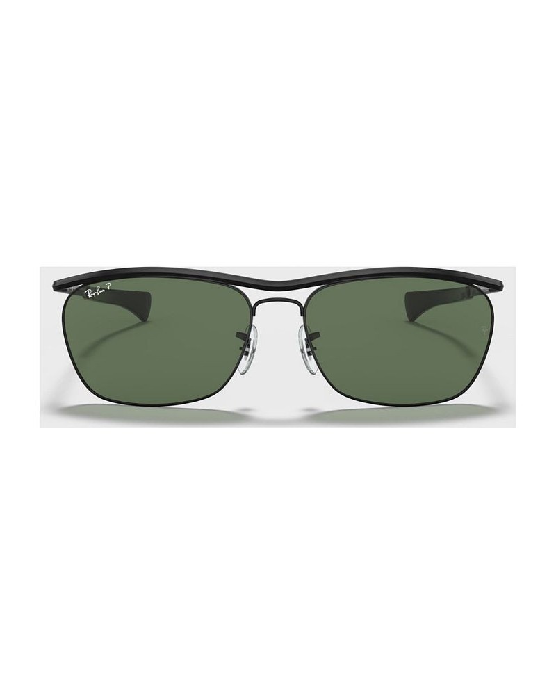 Unisex Polarized Sunglasses RB3619 SHINY BLACK/GREEN POLAR $44.80 Unisex