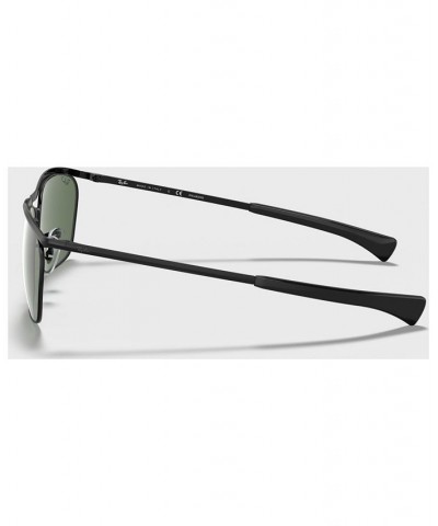 Unisex Polarized Sunglasses RB3619 SHINY BLACK/GREEN POLAR $44.80 Unisex