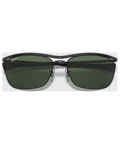 Unisex Polarized Sunglasses RB3619 SHINY BLACK/GREEN POLAR $44.80 Unisex