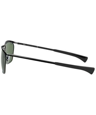 Unisex Polarized Sunglasses RB3619 SHINY BLACK/GREEN POLAR $44.80 Unisex