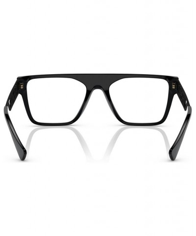 Men's Rectangle Eyeglasses VE3326U53-X Black $59.43 Mens