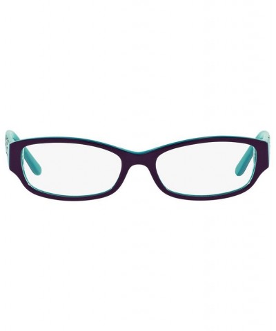 SF1844 Women's Rectangle Eyeglasses Blue $19.17 Womens