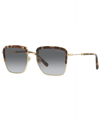 Women's Sunglasses AR6126 54 Pale Gold-Tone/Brown Tortoise $97.50 Womens