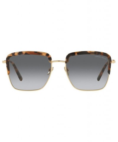 Women's Sunglasses AR6126 54 Pale Gold-Tone/Brown Tortoise $97.50 Womens