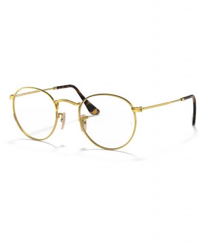 RX3447V Round Metal Optics Men's Round Eyeglasses Gold-Tone $30.43 Mens