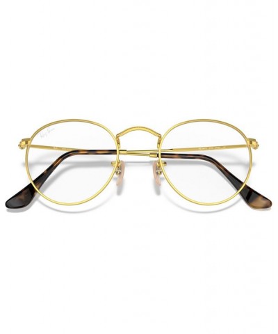 RX3447V Round Metal Optics Men's Round Eyeglasses Gold-Tone $30.43 Mens