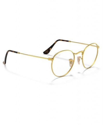 RX3447V Round Metal Optics Men's Round Eyeglasses Gold-Tone $30.43 Mens