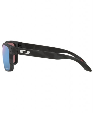 Men's Holbrook Polarized Sunglasses OO9102 55 MATTE BLACK CAMO/PRIZM DEEP WATER POLARIZED $27.56 Mens