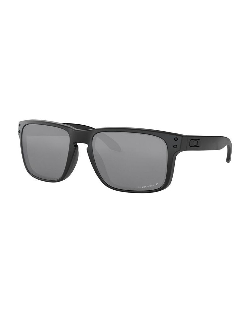 Holbrook Polarized Sunglasses OO9102 55 Matte Black / Prizm Blk Blu Blk Polarized $31.52 Unisex