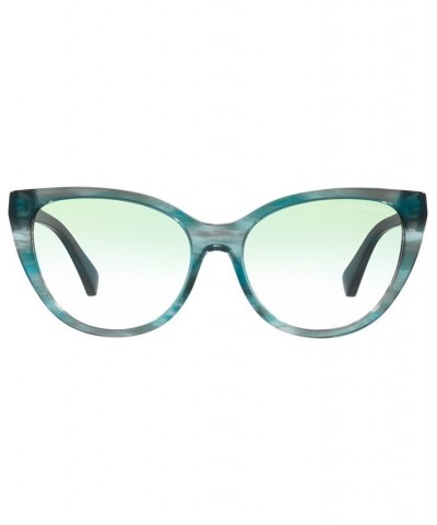 Women's Sunglasses EA4162 55 Striped Green $24.05 Womens