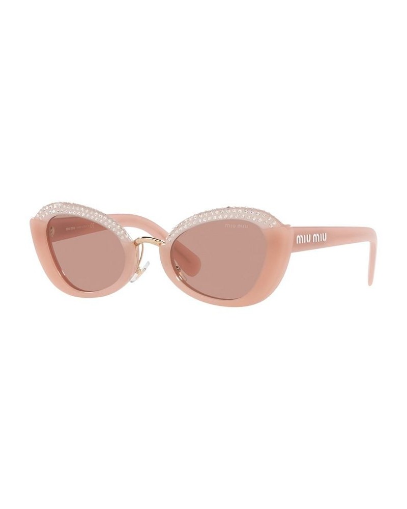 Women's Sunglasses MU 05WS 53 Dark Pink Opal $80.47 Womens