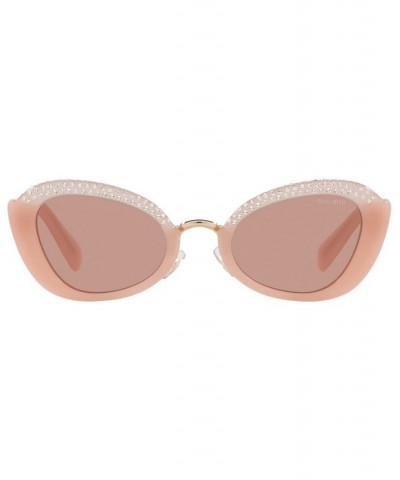 Women's Sunglasses MU 05WS 53 Dark Pink Opal $80.47 Womens