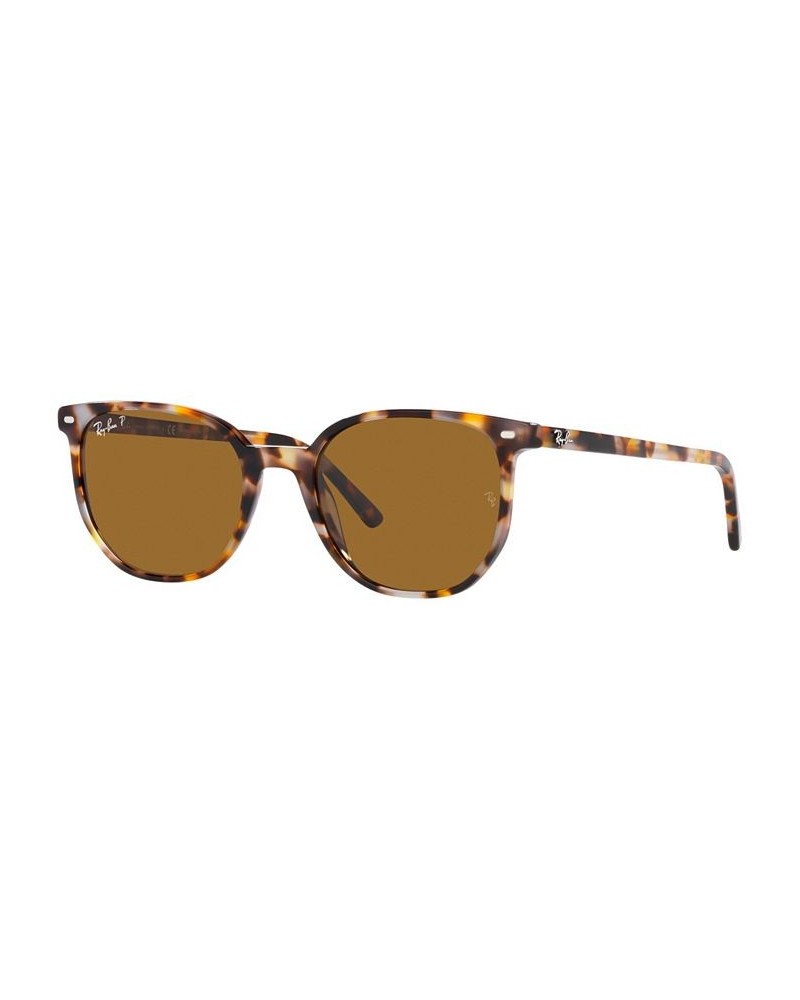 Unisex Polarized Sunglasses RB2197 ELLIOT 52 Havana Brown Gray $36.21 Unisex