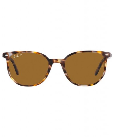 Unisex Polarized Sunglasses RB2197 ELLIOT 52 Havana Brown Gray $36.21 Unisex