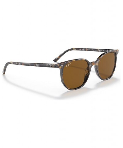 Unisex Polarized Sunglasses RB2197 ELLIOT 52 Havana Brown Gray $36.21 Unisex