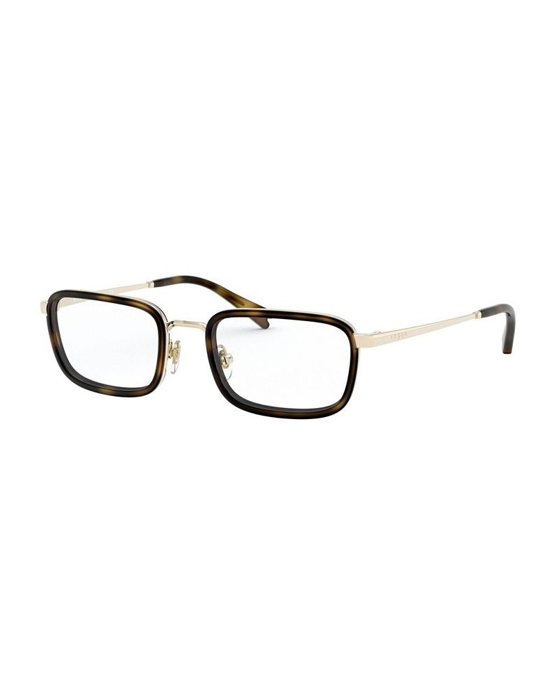 Vogue VO4166 Women's Rectangle Eyeglasses Pink Gold $8.70 Womens