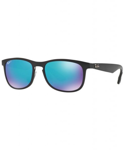 Polarized Sunglasses RB4263 BLACK MATTE/BLUE MIRROR POLAR $52.58 Unisex