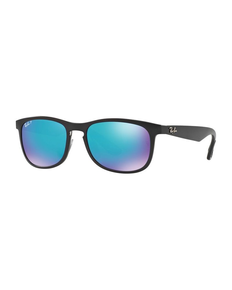 Polarized Sunglasses RB4263 BLACK MATTE/BLUE MIRROR POLAR $52.58 Unisex