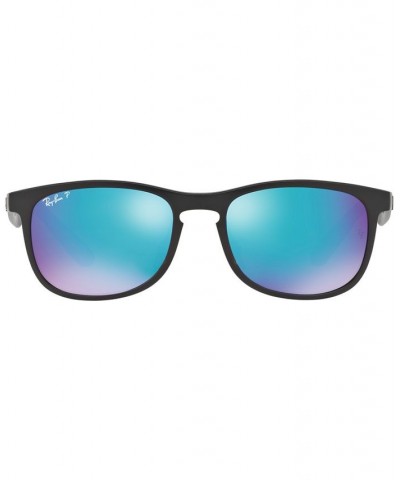 Polarized Sunglasses RB4263 BLACK MATTE/BLUE MIRROR POLAR $52.58 Unisex