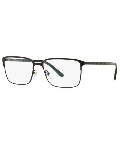 VE1232 Men's Rectangle Eyeglasses Matte Blac $61.44 Mens