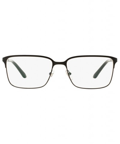 VE1232 Men's Rectangle Eyeglasses Matte Blac $61.44 Mens