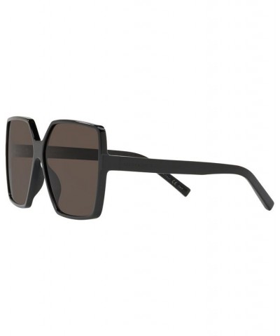 Women's Sunglasses YS00009463-X Black Shiny $95.95 Womens