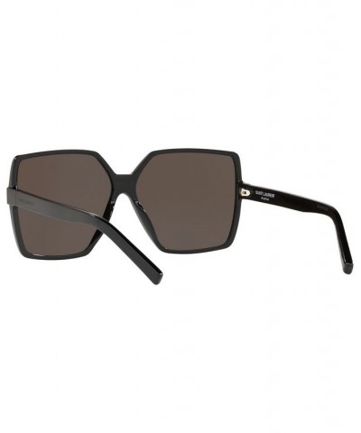 Women's Sunglasses YS00009463-X Black Shiny $95.95 Womens