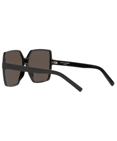 Women's Sunglasses YS00009463-X Black Shiny $95.95 Womens