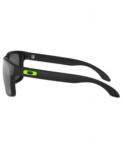 NFL Collection Sunglasses Seattle Seahawks OO9102 55 HOLBROOK SEA MATTE BLACK/PRIZM BLACK $40.26 Unisex