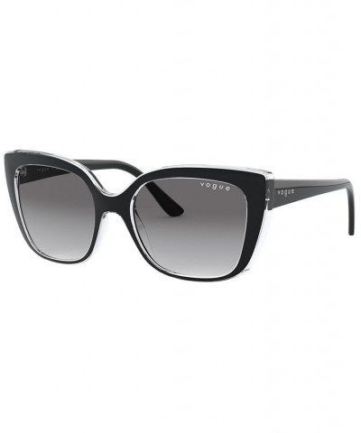 Sunglasses VO5337S53-Y TOP BLACK/SERIGRAPHY/GREY GRADIENT $18.86 Unisex