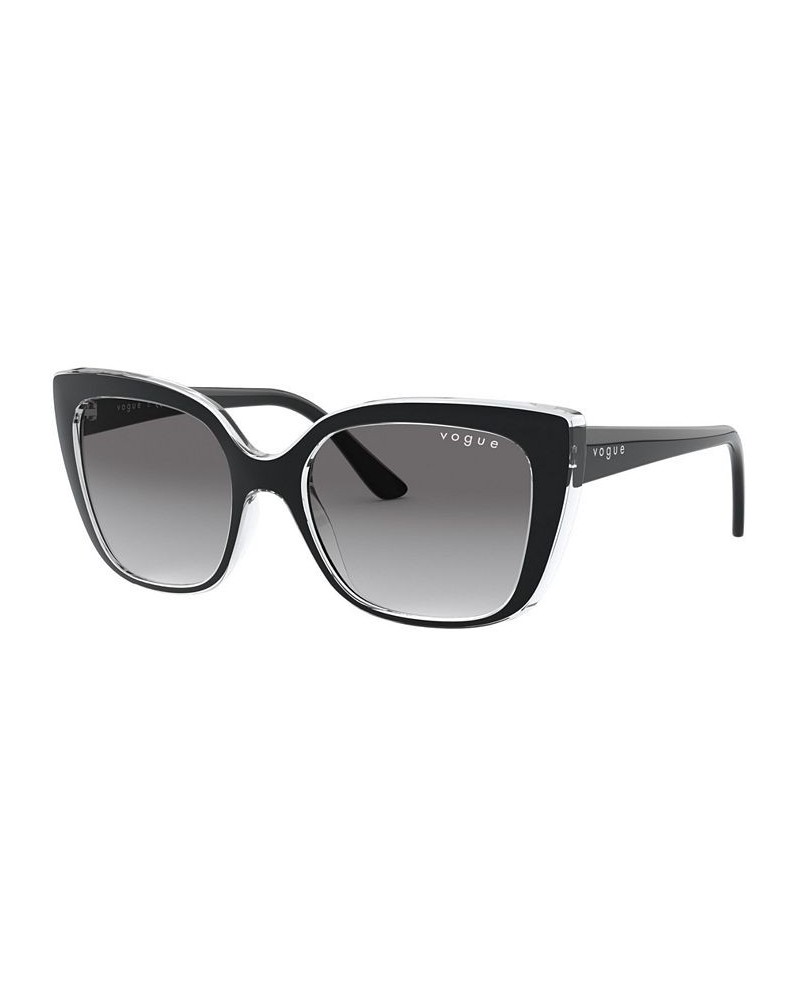 Sunglasses VO5337S53-Y TOP BLACK/SERIGRAPHY/GREY GRADIENT $18.86 Unisex