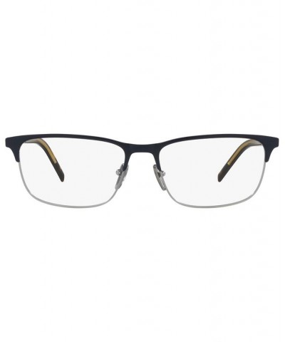 PR66YV Men's Pillow Eyeglasses Matte Baltic/Gunmetal $59.33 Mens