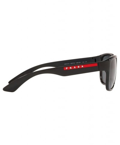 Men's ACTIVE Polarized Sunglasses PS 01US 59 BLACK/POLAR GREY $47.40 Mens