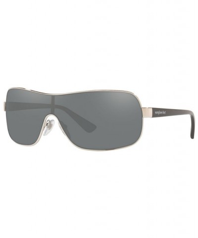 Sunglasses 0HU1008 SHINY SILVER/LIGHT BLUE SILVER MIRROR $27.72 Unisex