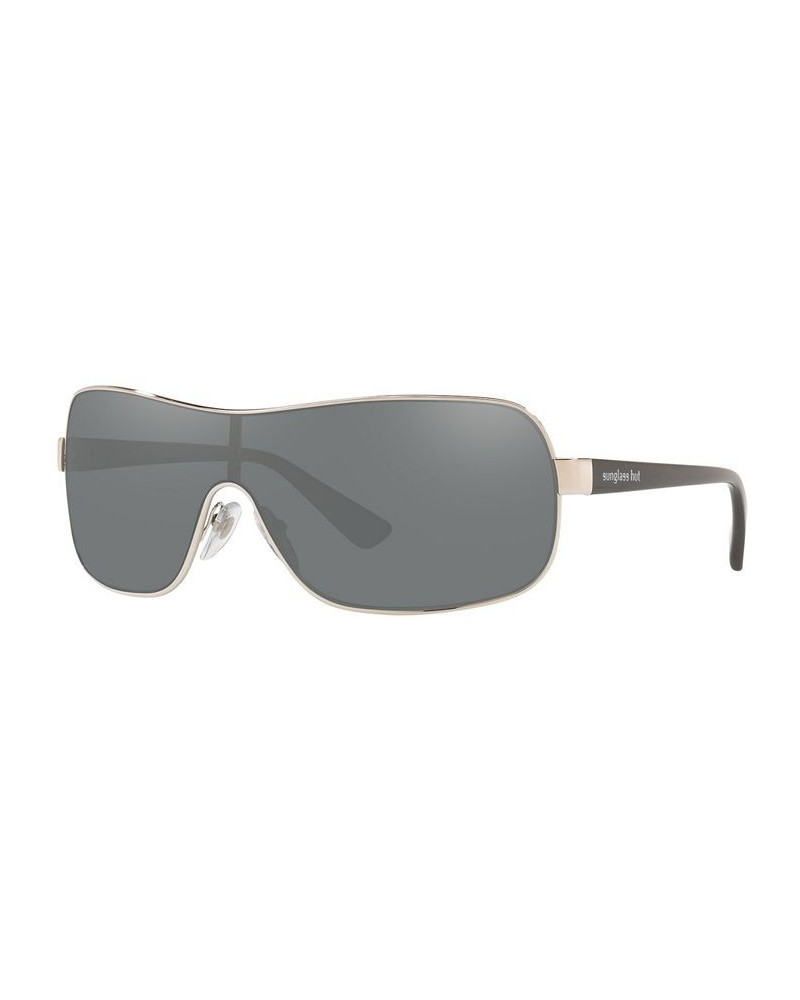 Sunglasses 0HU1008 SHINY SILVER/LIGHT BLUE SILVER MIRROR $27.72 Unisex