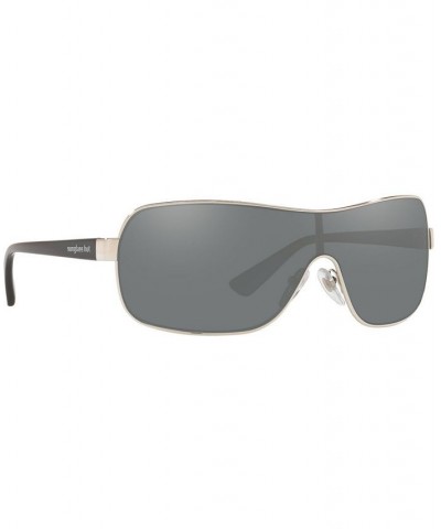 Sunglasses 0HU1008 SHINY SILVER/LIGHT BLUE SILVER MIRROR $27.72 Unisex