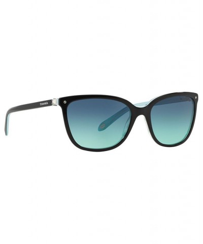 Sunglasses TF4105HB 55 TORTOISE BLUE/BROWN GRAD $73.34 Unisex