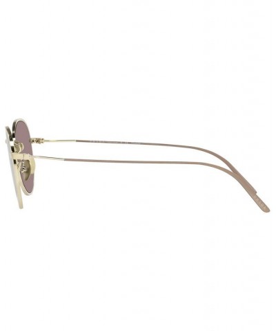 Women's Sunglasses PR 53WS 50 Satin Pale Gold-Tone $203.58 Womens