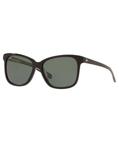 Women's Polarized Sunglasses CDM MAY 57 BLK/GRY MIR POL $36.30 Womens