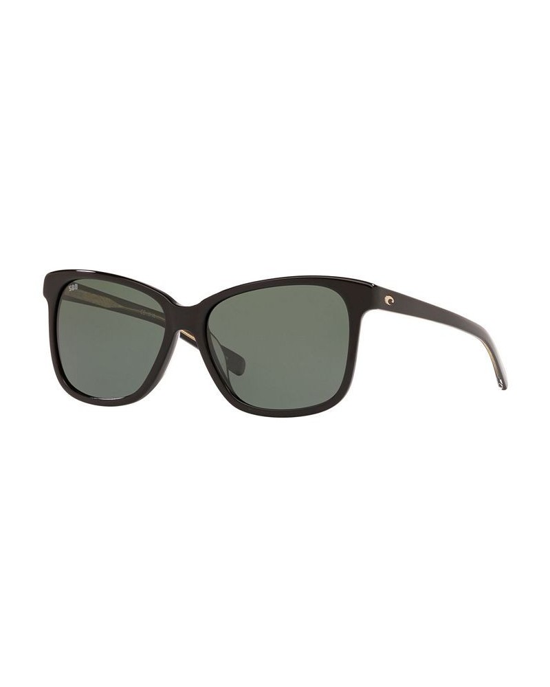 Women's Polarized Sunglasses CDM MAY 57 BLK/GRY MIR POL $36.30 Womens