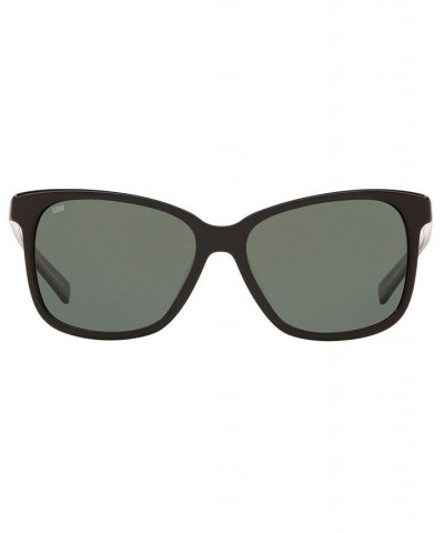 Women's Polarized Sunglasses CDM MAY 57 BLK/GRY MIR POL $36.30 Womens