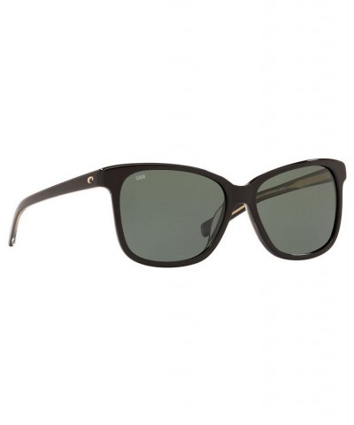 Women's Polarized Sunglasses CDM MAY 57 BLK/GRY MIR POL $36.30 Womens