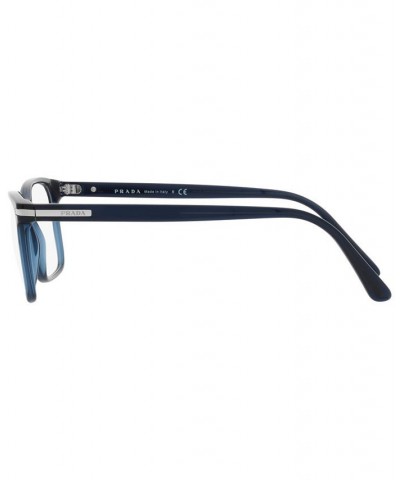 PR14WV Men's Rectangle Eyeglasses Crystal Gray $79.11 Mens