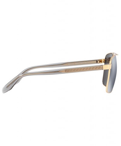 Polarized Sunglasses VE2174 59 GOLD/DK GREY MIRROR SILVER POLAR $34.00 Unisex