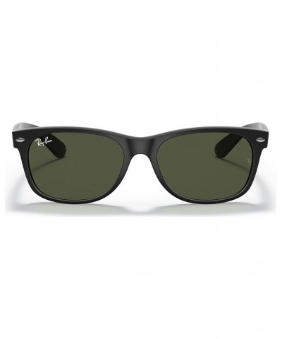 Unisex Low Bridge Fit Sunglasses RB2132F NEW WAYFARER MATTE 55 Black $21.14 Unisex