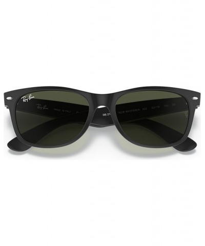 Unisex Low Bridge Fit Sunglasses RB2132F NEW WAYFARER MATTE 55 Black $21.14 Unisex