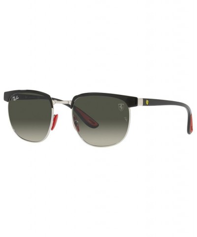 RB3698M Scuderia Ferrari Collection 53 Unisex Sunglasses Black on Silver-Tone $73.50 Unisex