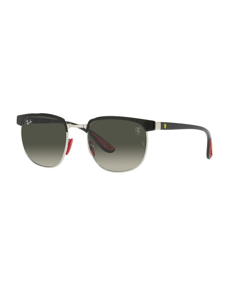 RB3698M Scuderia Ferrari Collection 53 Unisex Sunglasses Black on Silver-Tone $73.50 Unisex